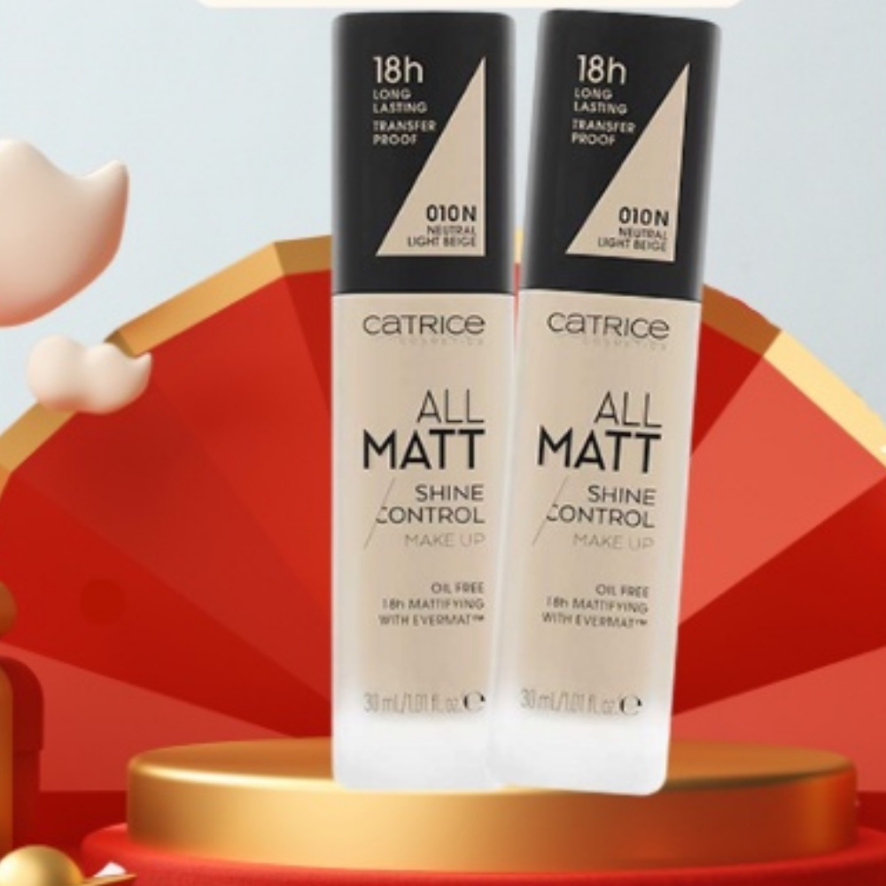Kem Nền Kiềm Dầu Catrice All Matt Plus 18h Mỏng Mịn 30ml