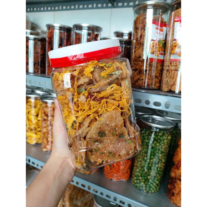 CƠM CHÁY MẮM HÀNH LẮC KHÔ GÀ ( túi zip 500g)