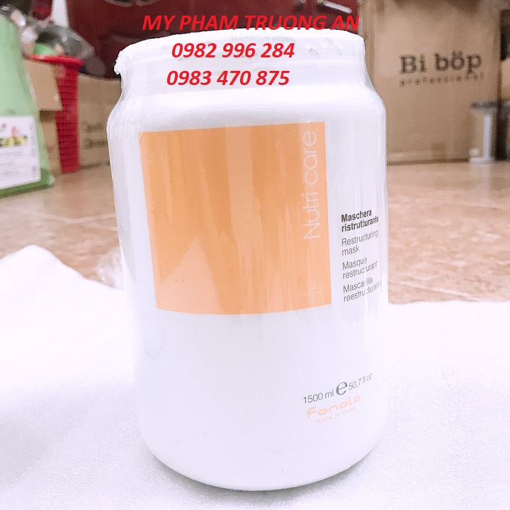 Kem ủ tóc Fanola Nutricare hàng chuẩn - 1500ml