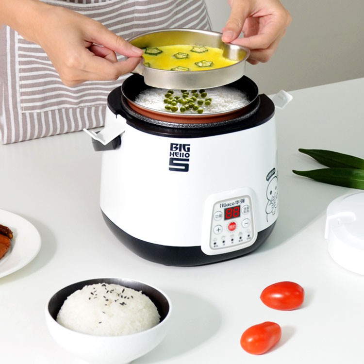 Video nồi cơm điện mini, nồi cơm điện 1-2 người ăn 1,2 lit