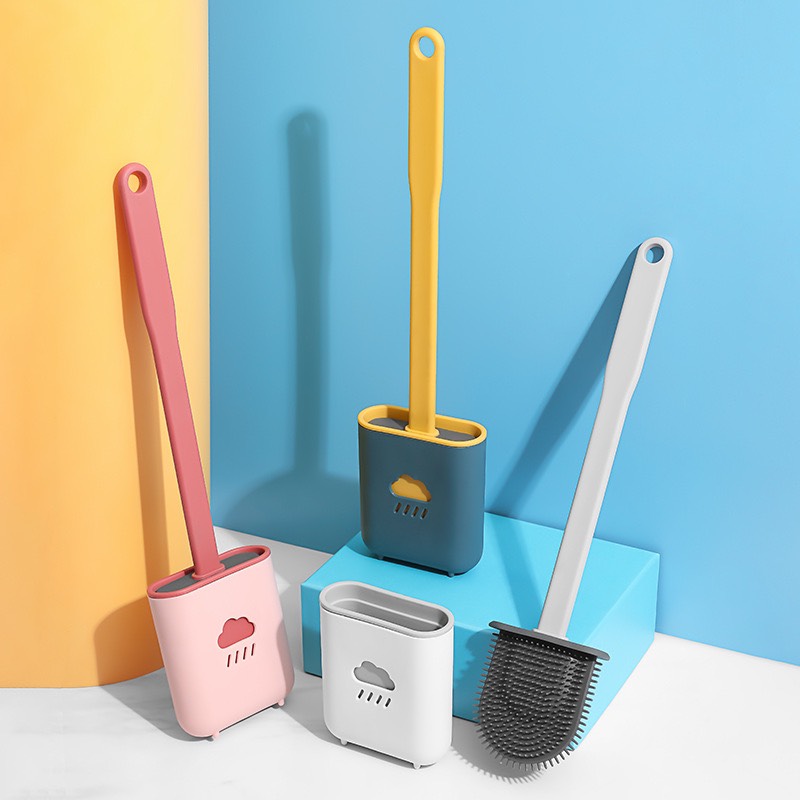 Cọ Bồn Cầu Toilet silicon treo tường cây cọ rửa vệ sinh phòng tắm toilet