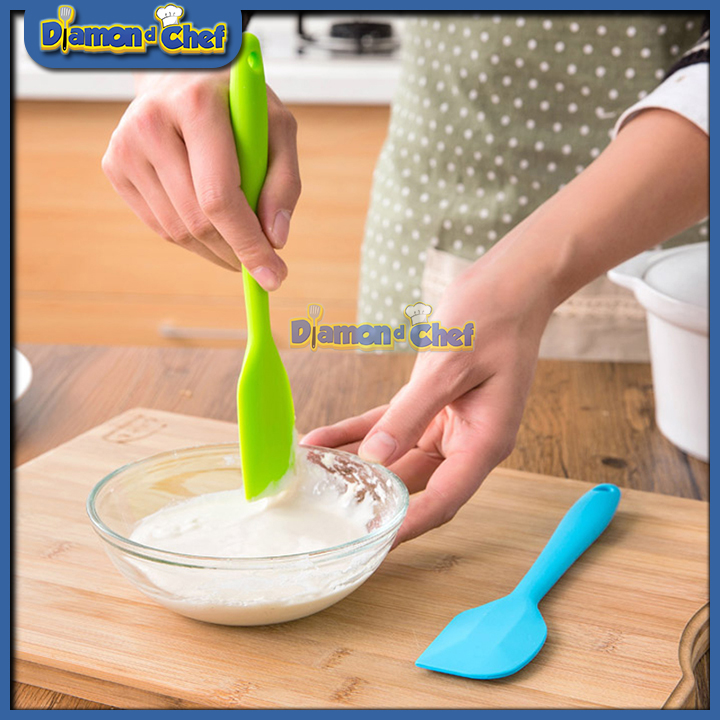 Cây vét bột silicon đúc màu sắc 21cm