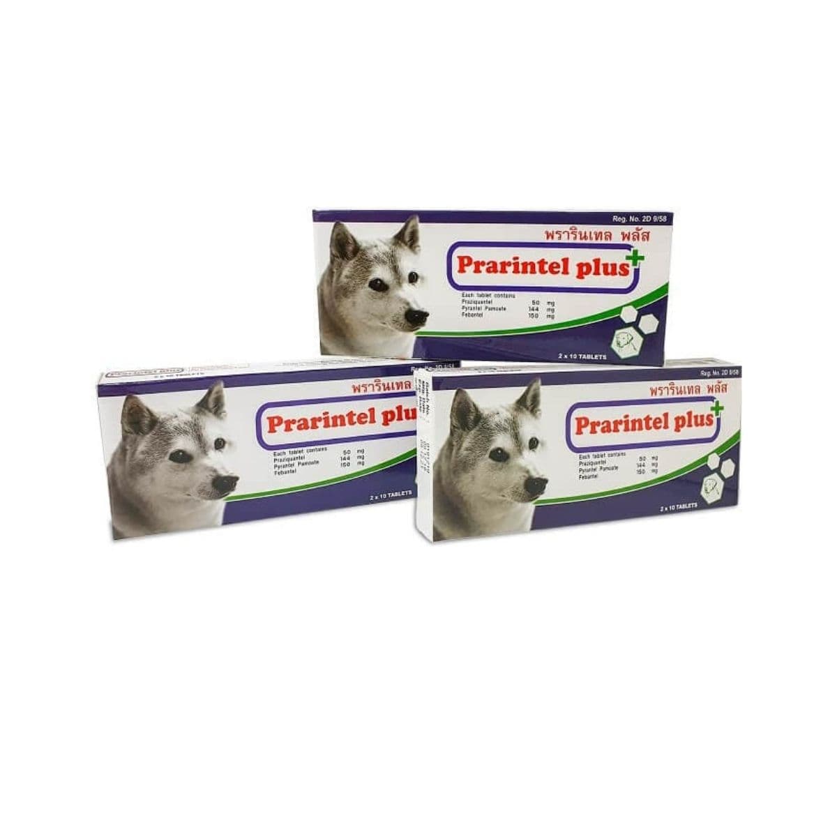 Viên xổ giun cho chó Prarintel Plus (Thái Lan) BIC Chemical