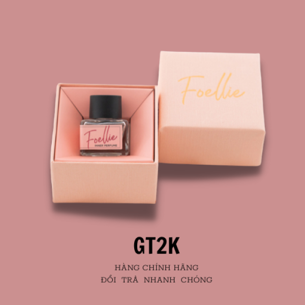 Nước Hoa Vùng Kín Foellie Màu Hồng-Hương trái cây dịu ngọt quyến rũ 5ml (che tên sản phẩm theo yêu cầu)
