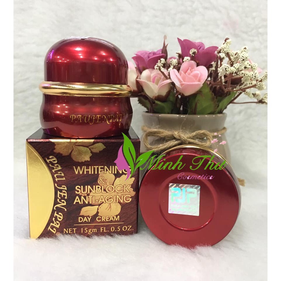Kem Hoa Cúc Pau Jen Pai sạch nám dưỡng trắng da [Chính hãng]