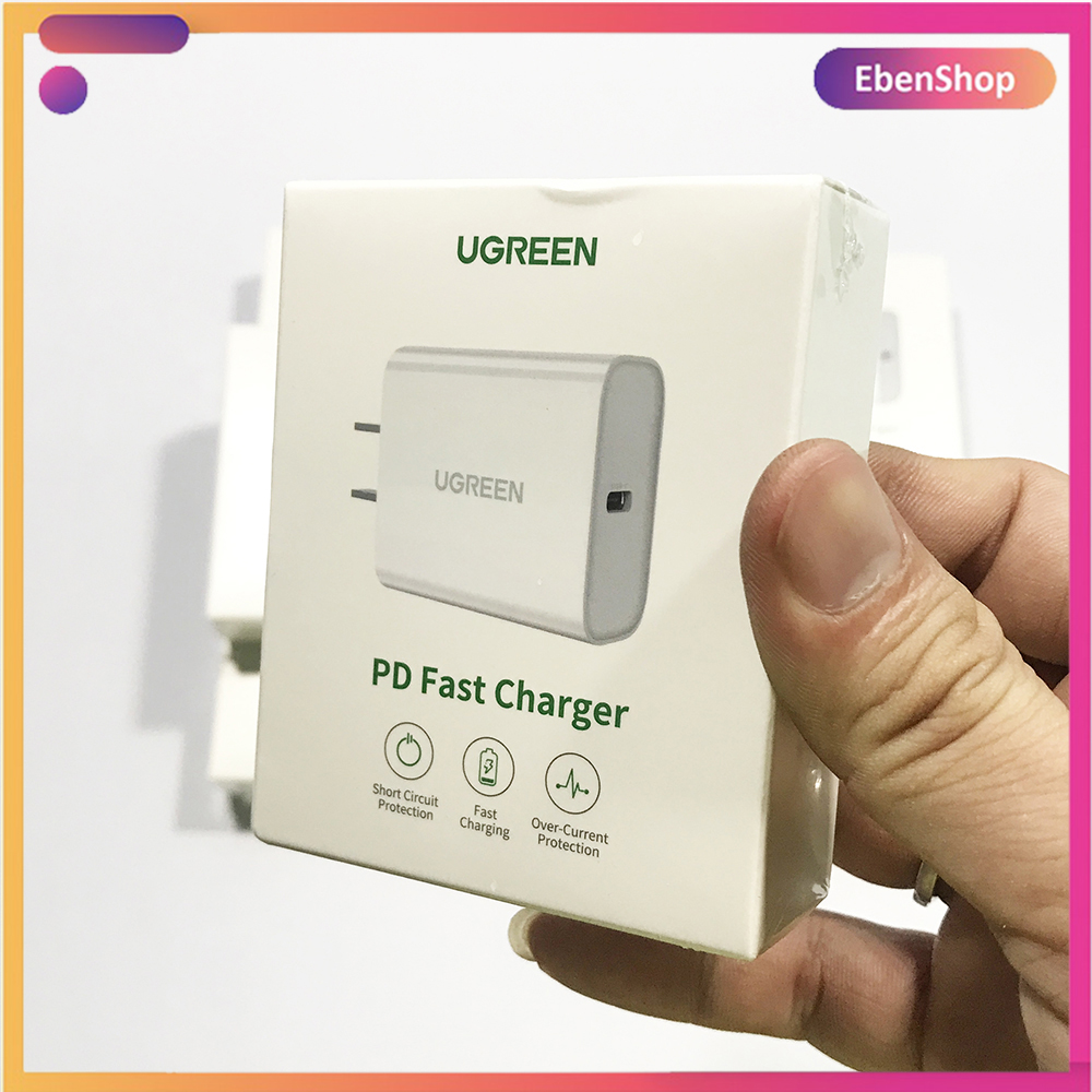 Cốc sạc nhanh UGREEN sạc nhanh PD 20W CD137