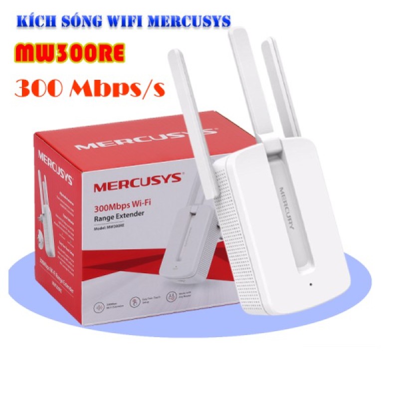 [FREESHIP⚡️]Bộ Kích Sóng Wifi Mecusys \ Mercury 3 râu Chính hãng  tốc độ 300 Mbps không dây xuyên tường, Cục kích sóng wifi, Thiết bị kích sóng wifi
