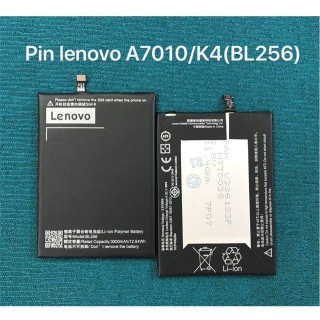 Pin Lenovo Bl256 / A7010 / K4 Note ( Bảo Hành 6 Tháng )