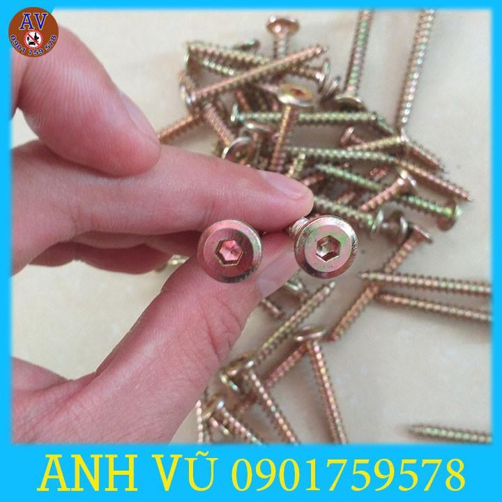 VÍt gỗ lục giác chìm phi 6x50mm (100 cái)