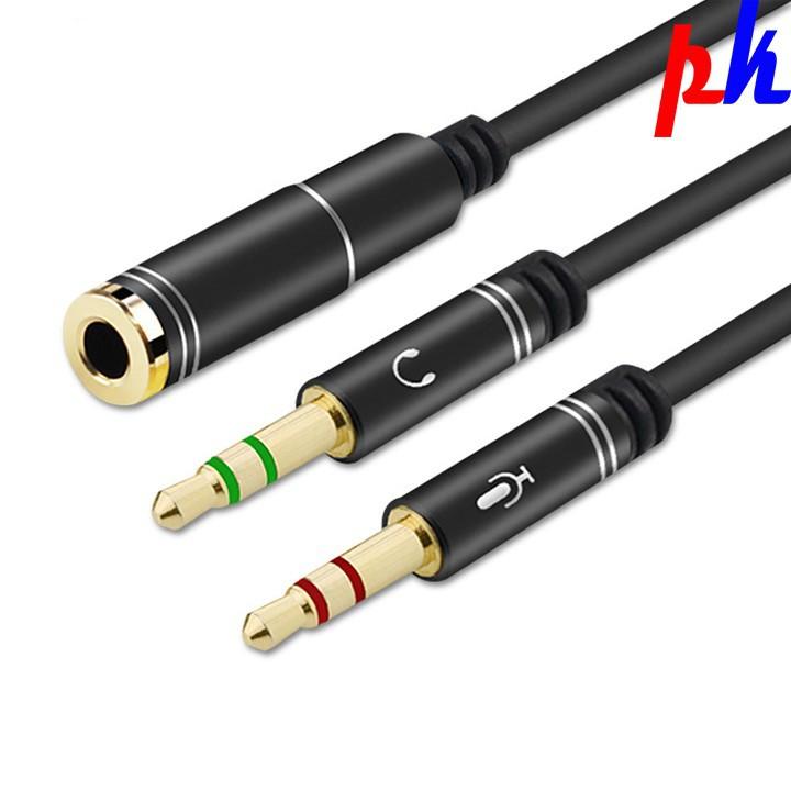 Jack chia audio và mic KL12