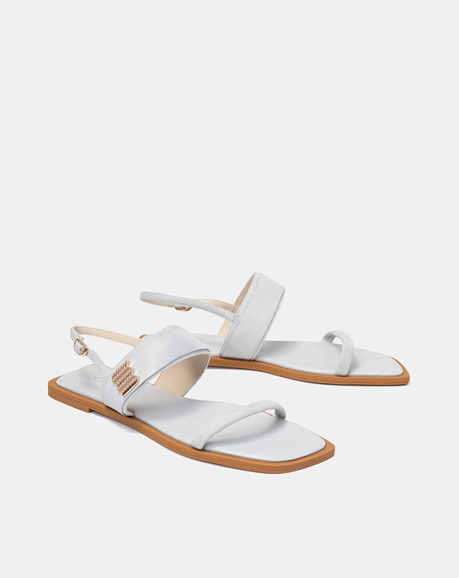 Giày Sandal Nữ 1cm Thời Trang JUNO Phối Khoá Wave SD01120
