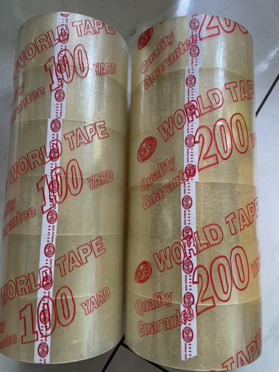 BĂNG KEO TRONG DÁN THÙNG 100Y VÀ 200Y