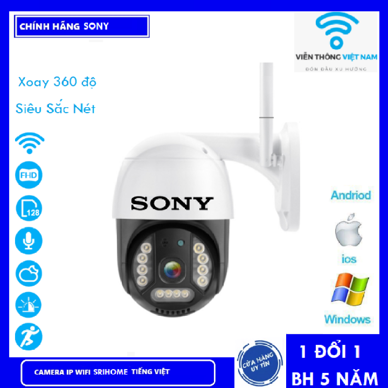 ( TÙY CHỌN Camera Thẻ 128GB Yoosee Bảo Hành 60 Tháng ) Camera Wifi Sony PTZ Xoay 360 Độ 3.0 Ngoài Trời - Trong Nhà 3.0 Mpx Full Hd 1080P , Siêu Chống Chịu Thời Tiết