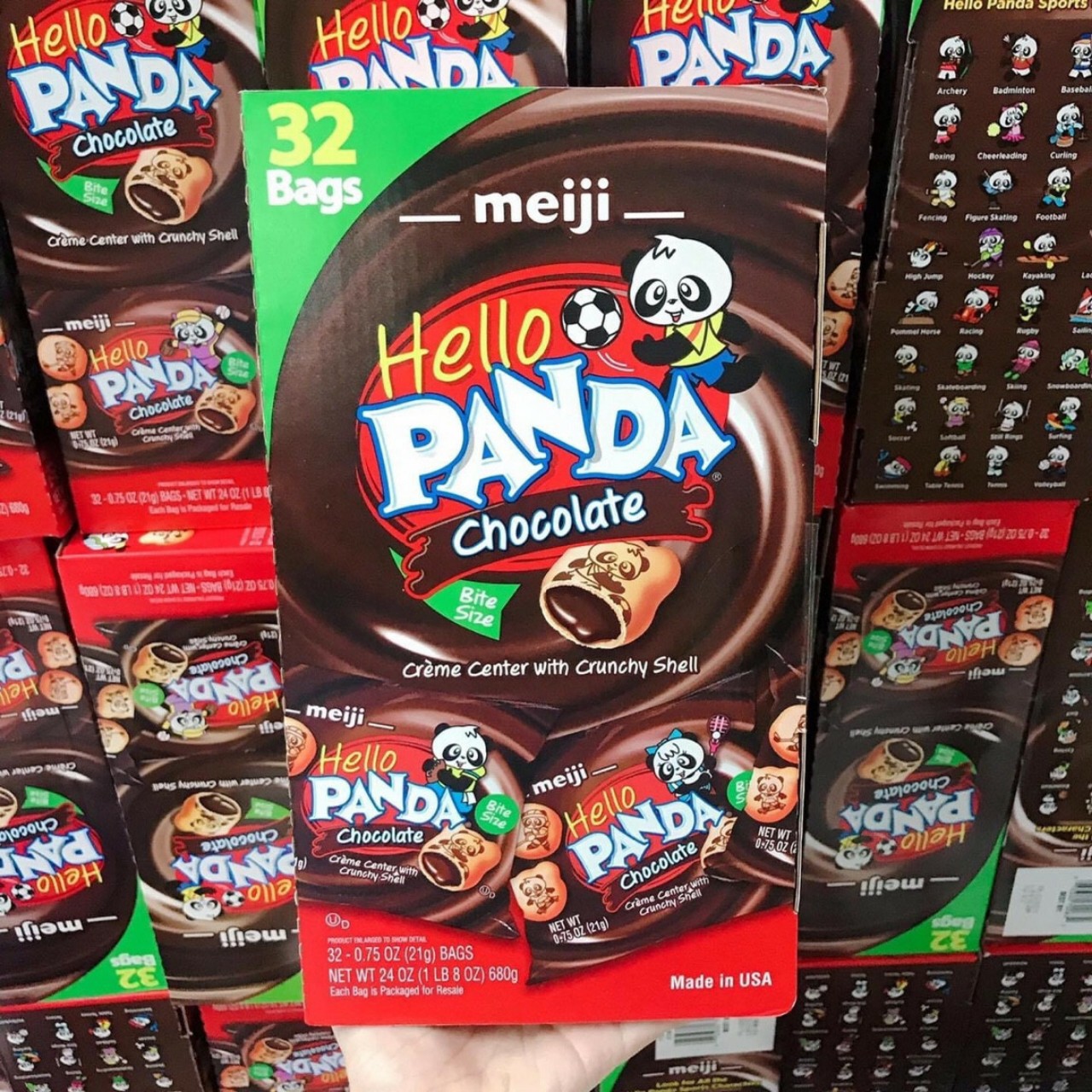 Bánh Gấu Hello Panda Chocolate Hiệu -Meiji- 680g