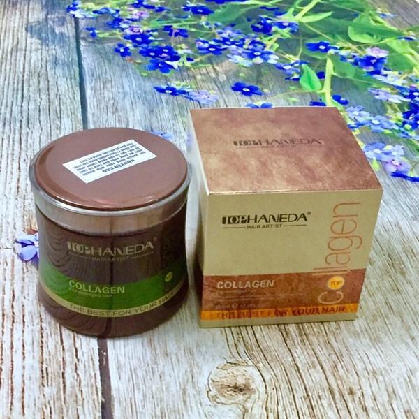 Hấp dầu Top Haneda collagen cho tóc khô hư tổn 500ml