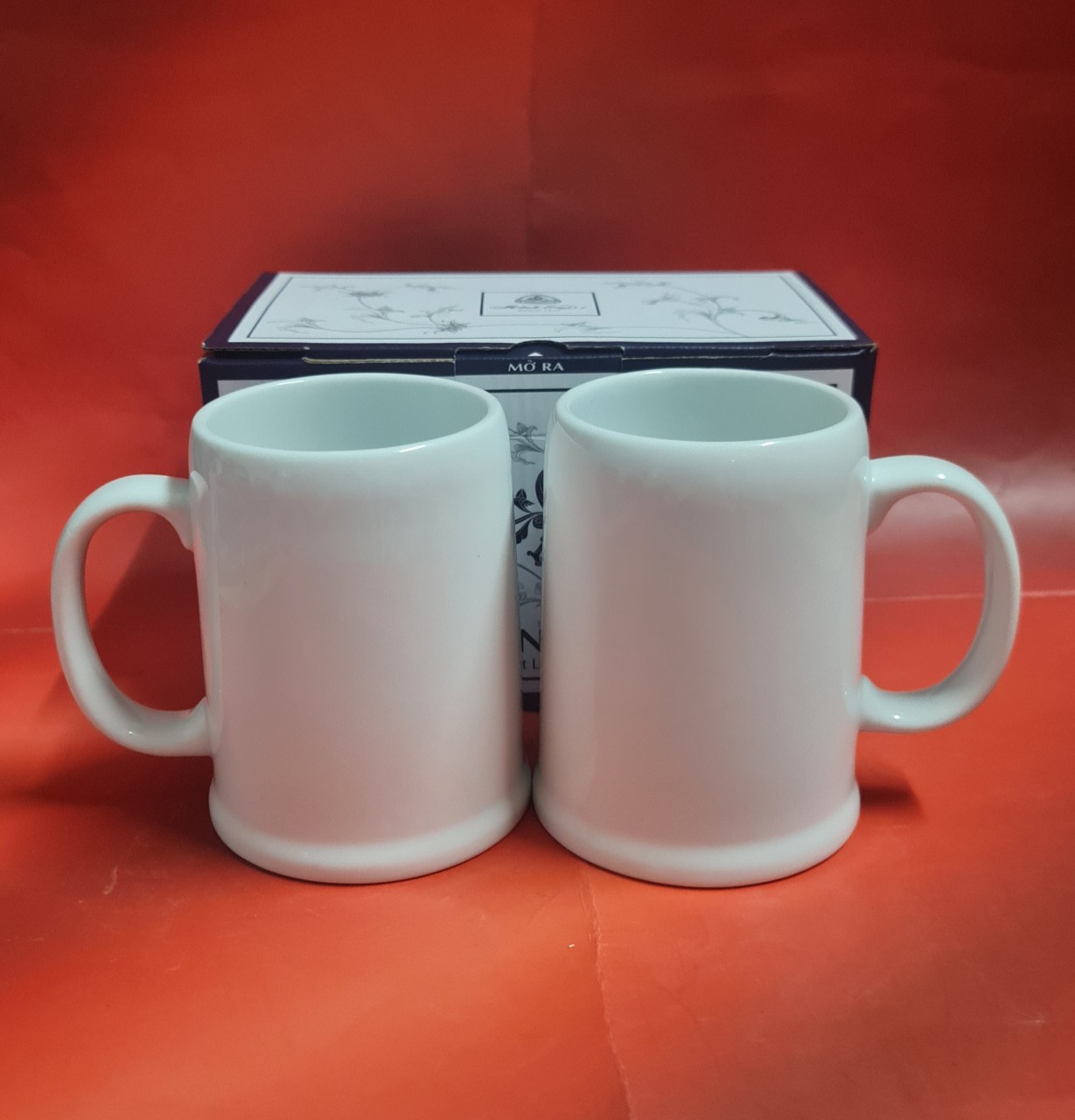 ly sứ Minh Long 0.5L - ly sứ trắng Minh long