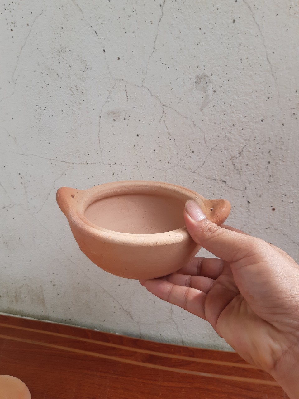 Nồi đất khoa quẹt đáy bằng ( biên hòa )