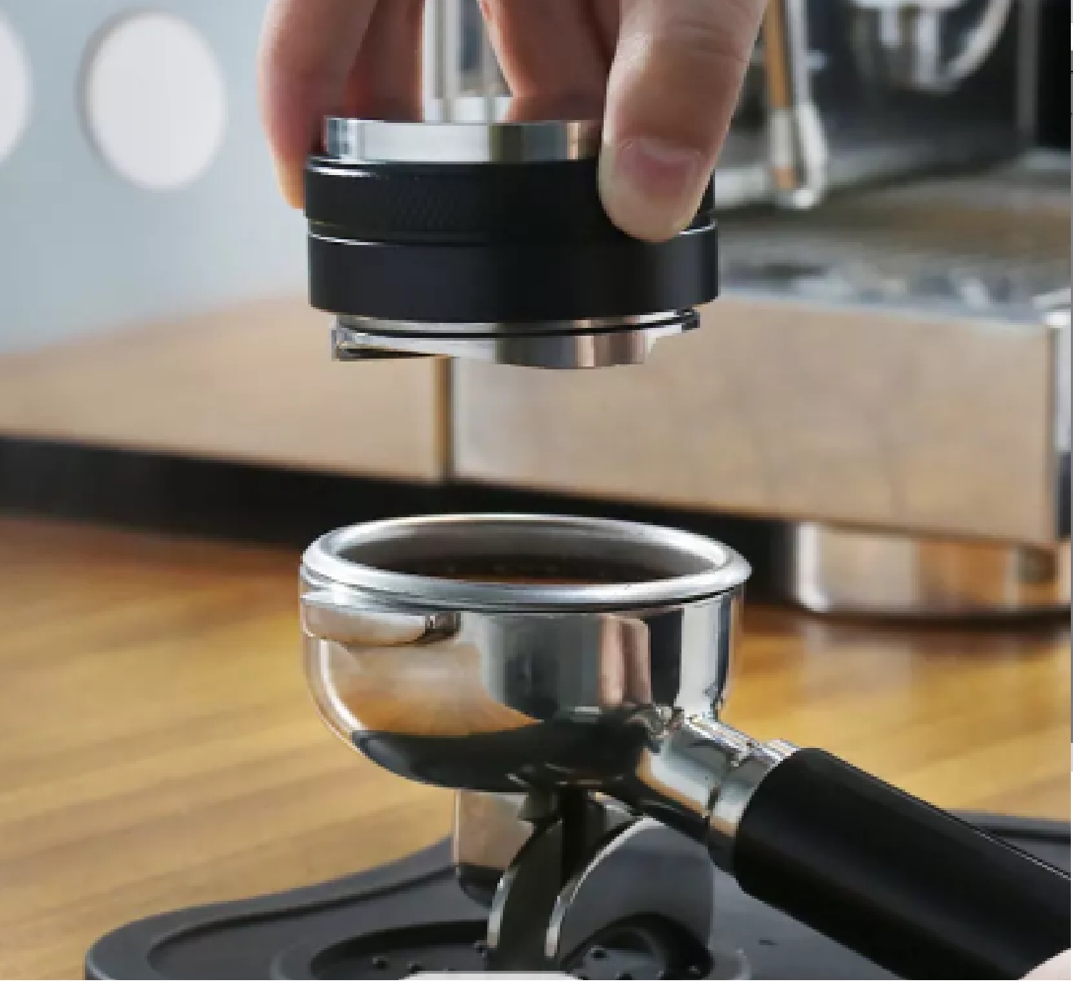 Tamper OCD dụng cụ dàn đều và nén cà phê Espresso