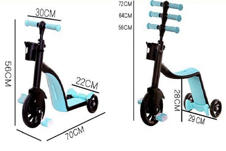 XE TRƯỢT SCOOTER 3in1