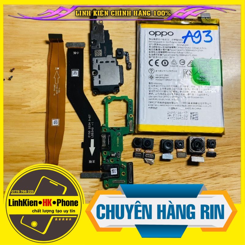 Linh Kiện Camera Trước + Sau,Main sạc,Loa ngoài,Cáp nối main,Cáp nối màn hình,vân tay,Pin rin bóc máy