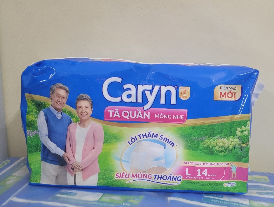 Tã quần Caryn mỏng nhẹ L14 MẪU MỚI 2024