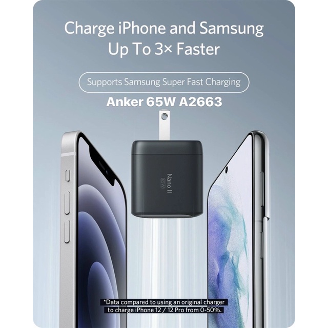 Củ sạc Anker 65W nano A2663 1 cổng type C