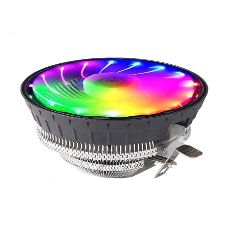 Professional Cooling Fan Stable RGB Luminous Radiator Office Cooler Desktop For Intel CPU C2R9 R1J2 Q2A4