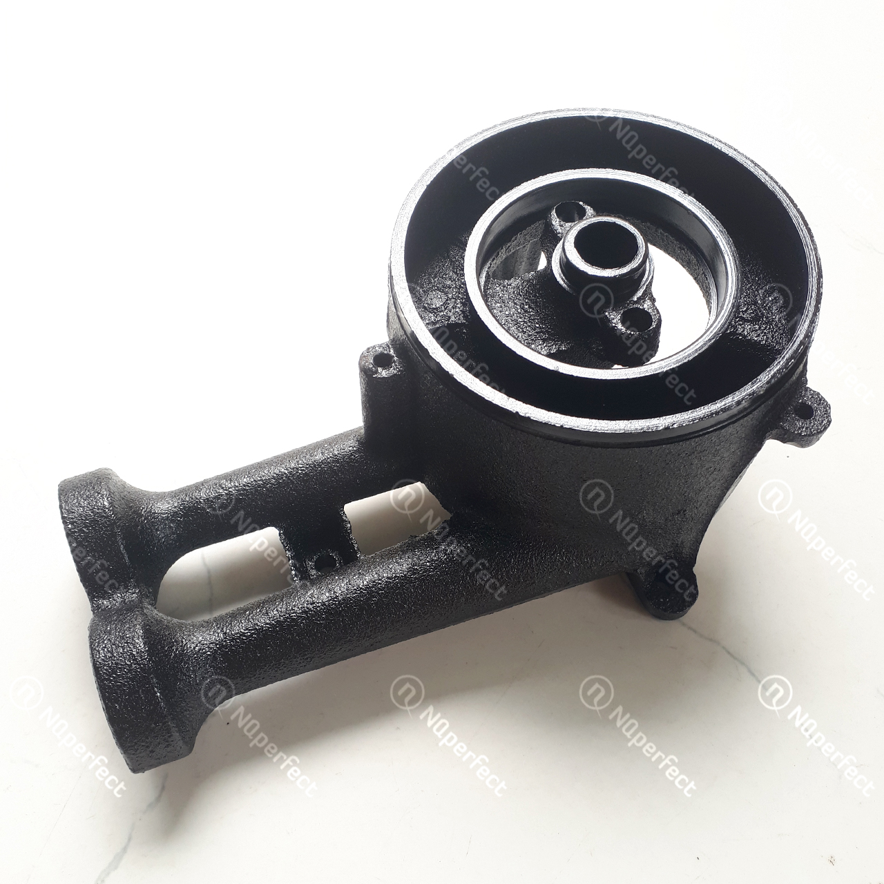 Họng gang đôi/ống điếu chia lửa ø100 bếp gas âm dương sunhouse shb-3818, sunhome su2002vg, sunhome su2200vg..
