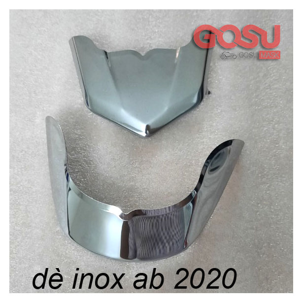 Ốp dè xe máy - bộ inox trước sau