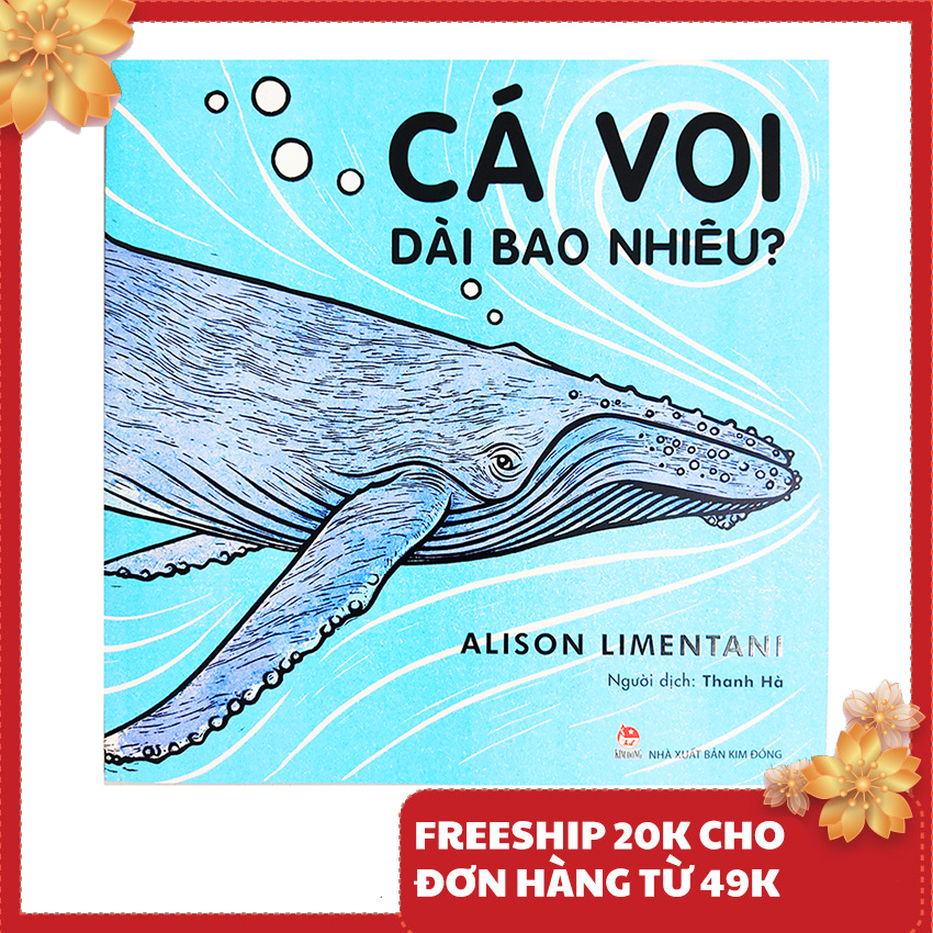 Sách cho bé - cá voi dài bao nhiêu - nxb kim đồng