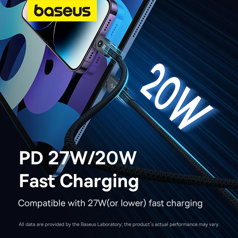 Cáp Sạc Nhanh Cho i.P Baseus Unbreakable Series Type-C to L.i.g.h.t.n.i.n.g PD 20W (Fast Charging Data Cable)