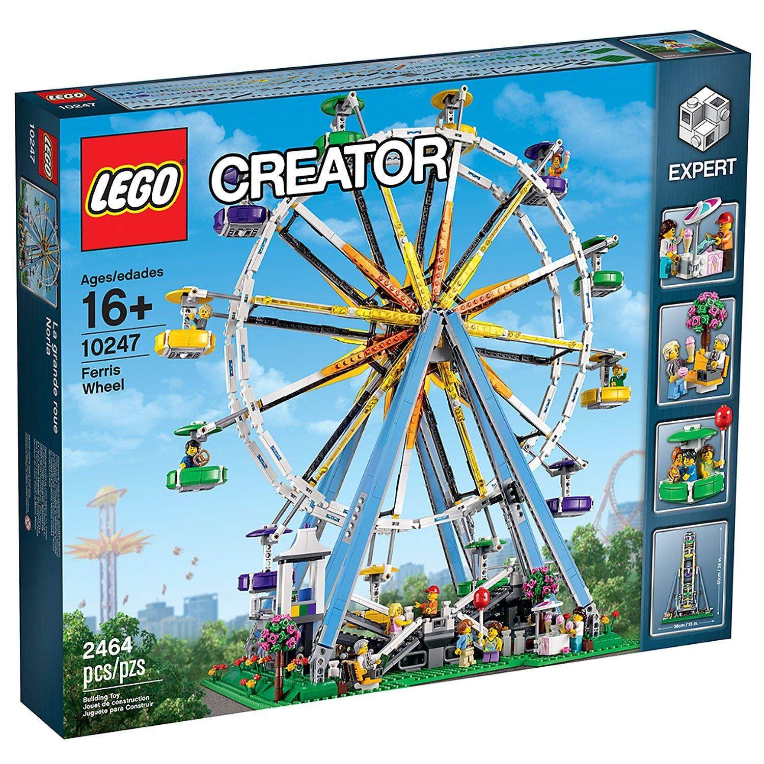 Lego 10247 creator ferris wheel 2464pcs 16+ lego lắp ráp khổng lồ