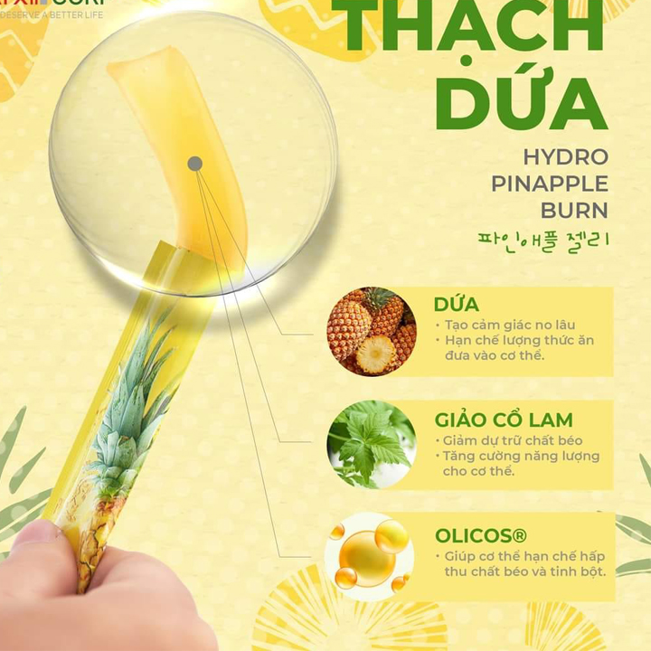THẠCH DỨA GIẢM CÂN MATXI CORP CHÍNH HÃNG