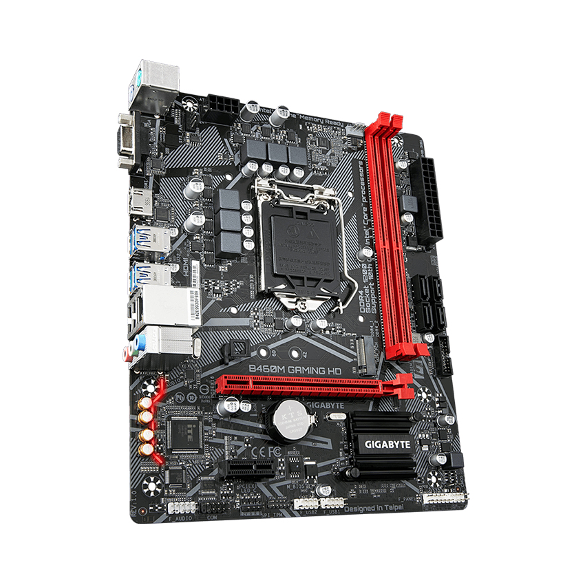 Mainboard Gigabyte B460M GAMING HD (Intel B460, Socket 1200, m-ATX, 2 khe RAM DDR4)