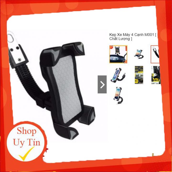 [HCM]KẸP GẮN MÁY 4 CẠNH/ CHẤU M001-VÀNG