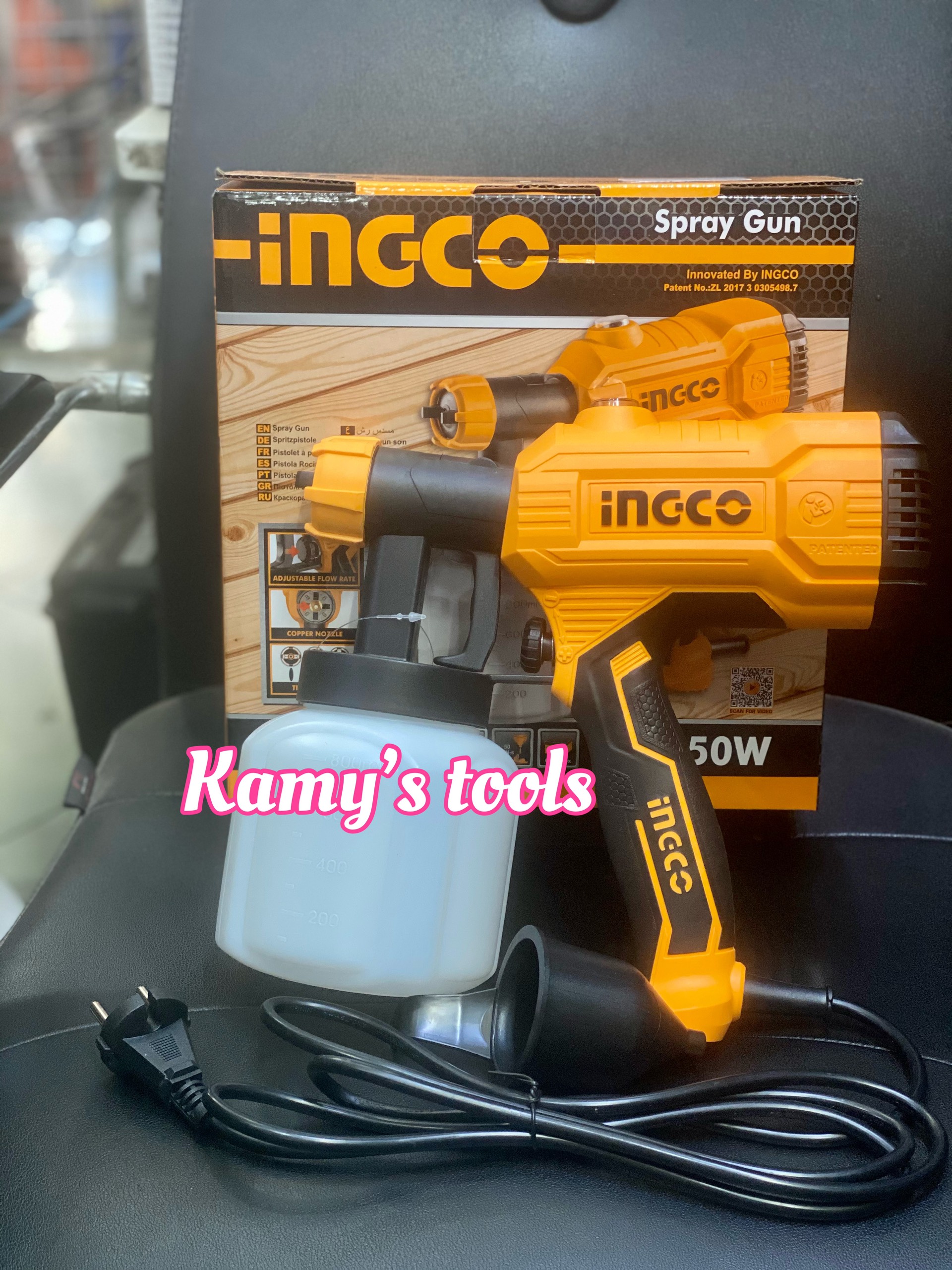 Máy phun sơn bằng điện ingco spg3508 450w