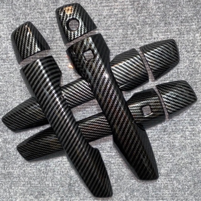 Ốp tay nắm cửa Xpander mẫu Carbon
