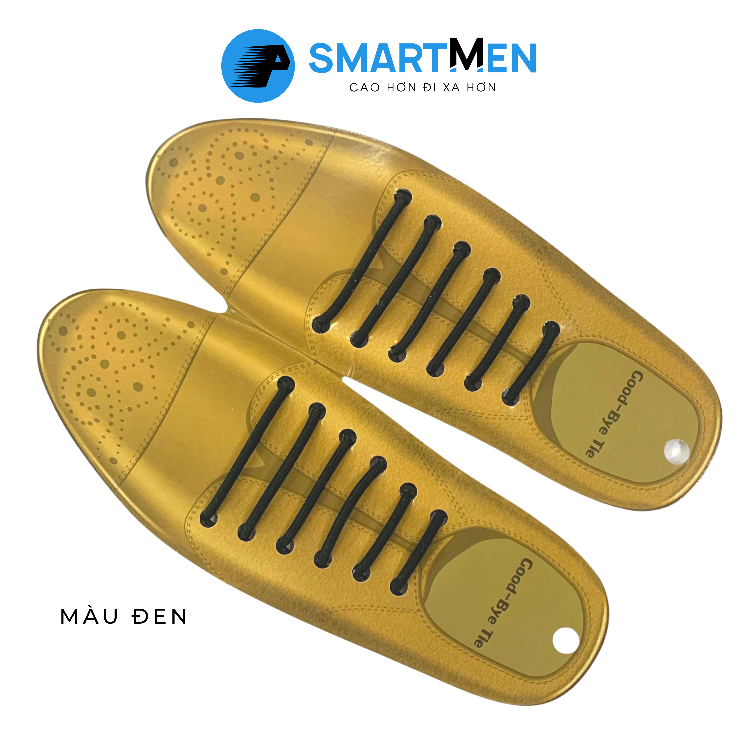 Set dây giày silicon co giãn cho giày da SMARTMEN