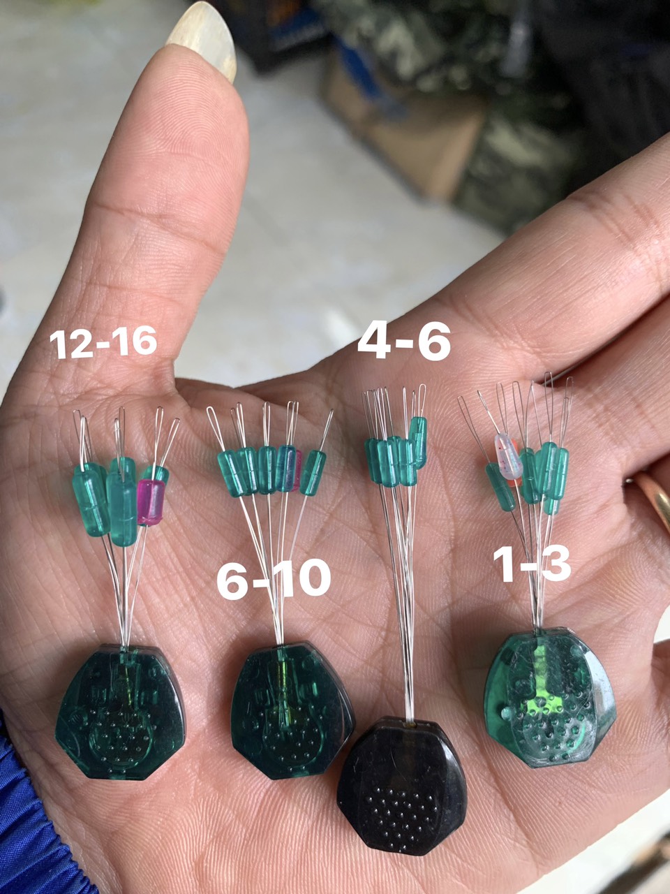 Hạt chặn silicon cao cấp 7+2 đủ size ( bán 5 tép )