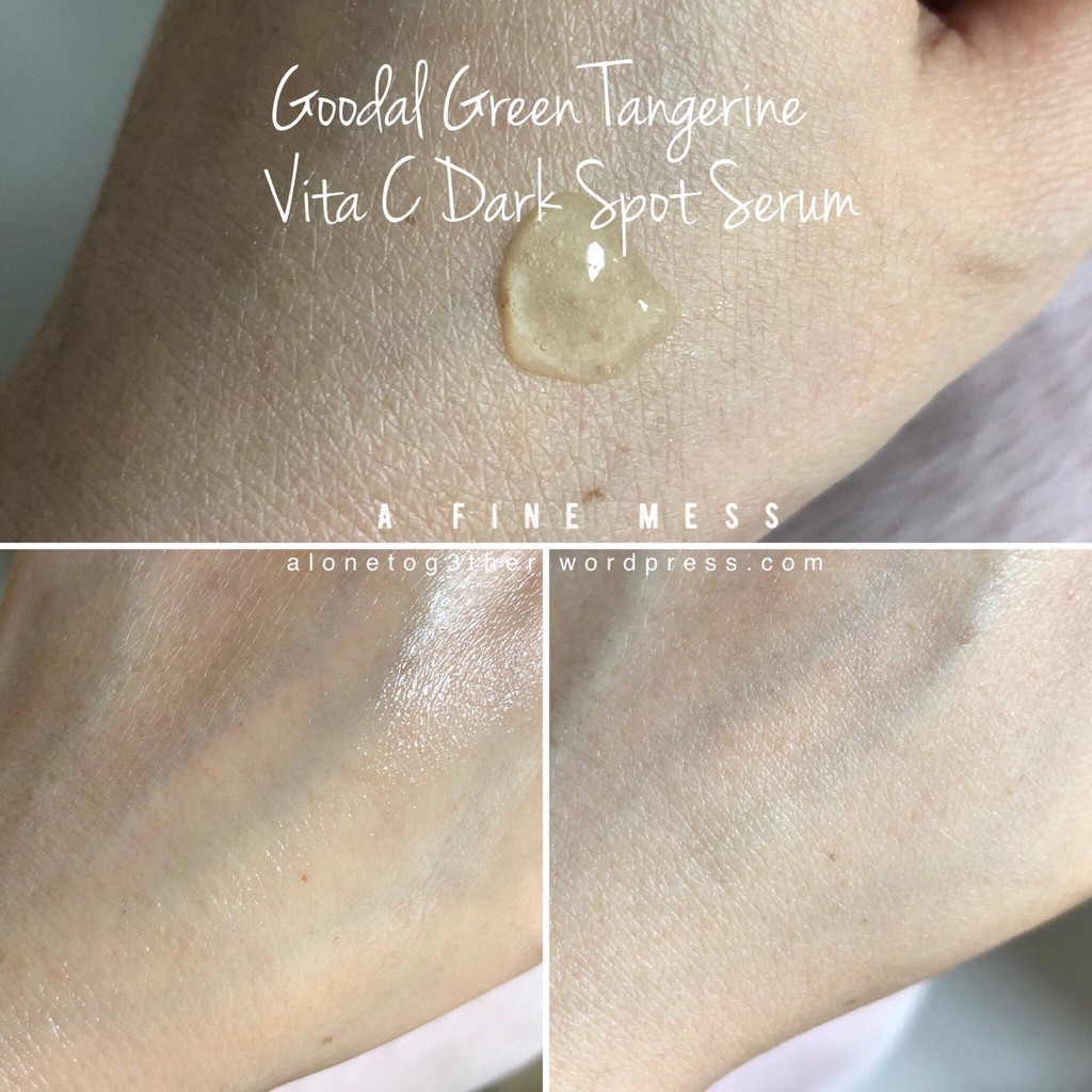 Bộ Tinh Chất Dưỡng Trắng Mờ Thâm Nám Goodal Green Tangerine Vita C Dark Spot Serum 30ml + Refill 31ml