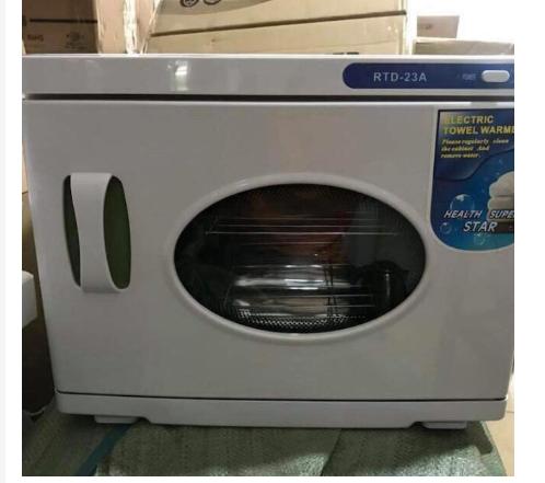 Tủ Hấp Khăn 23A Dùng Cho Spa Có Kính (Có Đèn UV Diệt Khuẩn)