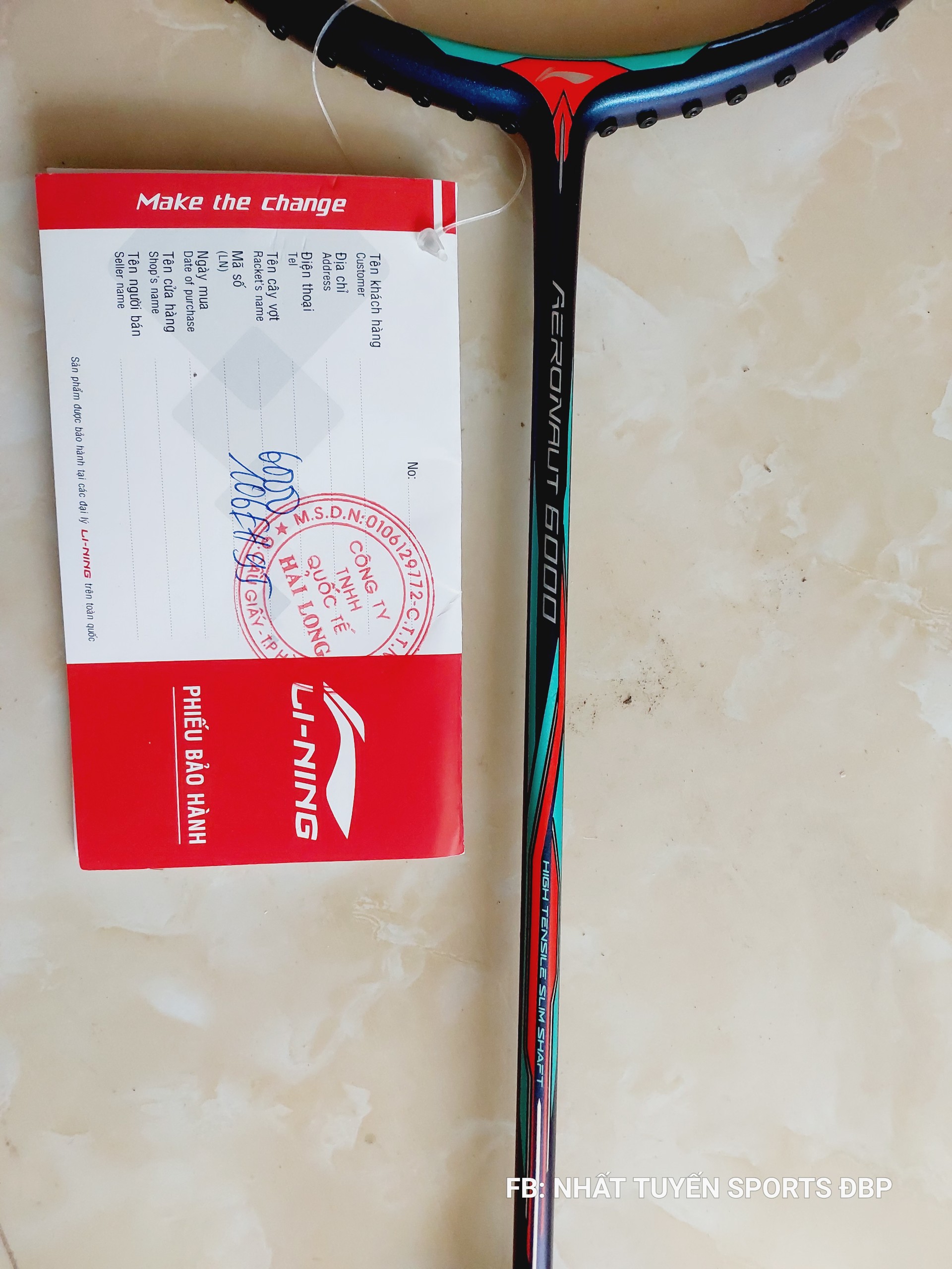 Vợt Lining AERONAUT 6000 (Chính hãng)