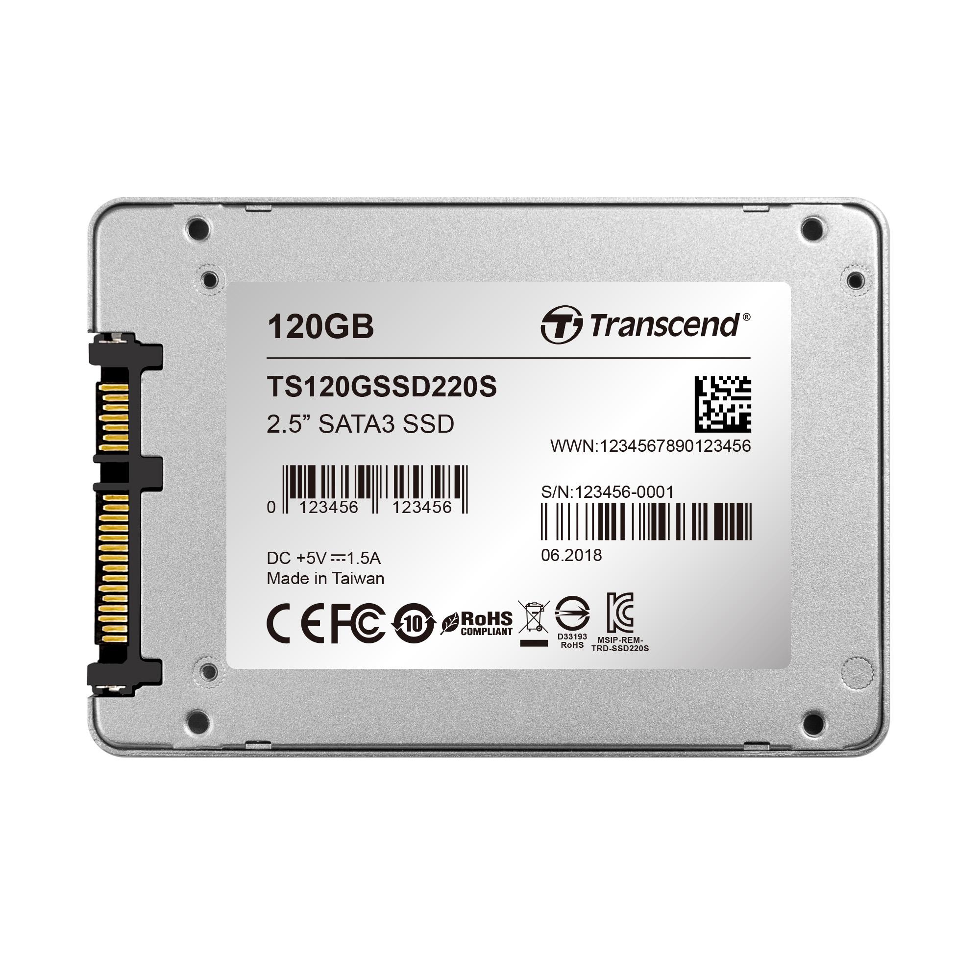 Ổ Cứng SSD Transcend 220S TLC - Hàng Chính Hãng