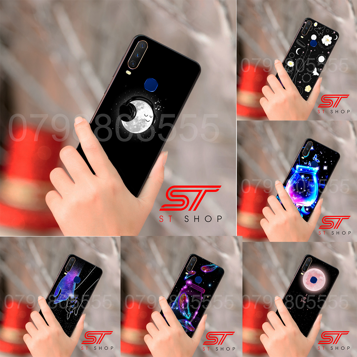 [ 6 Mẫu ] Ốp lưng kính cực đẹp dành cho Vsmart Joy 3