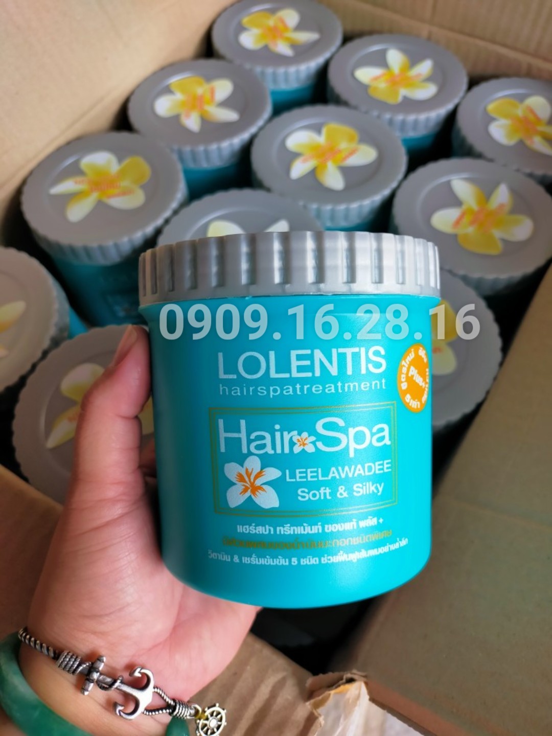[ CHÍNH HÃNG ] 1 KEM XẢ Ủ TÓC LOLENTIS THÁI LAN