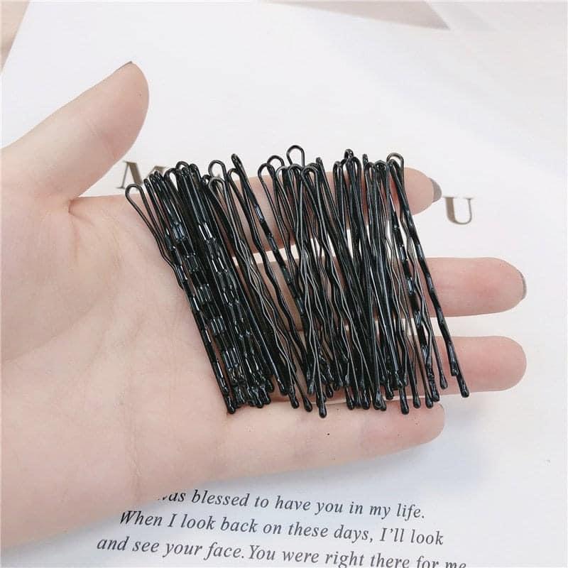 Set 36 Cây Kẹp Tăm Đen BOB PIN Cao Cấp dáng dài