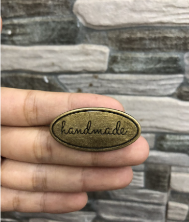 Mạc handmade oval trang trí túi xách / phụ kiện handmade 18k/cái