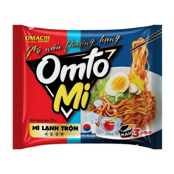 Cb 5 gói mì trộn omachi mì lạnh sốt táo 110g 68722