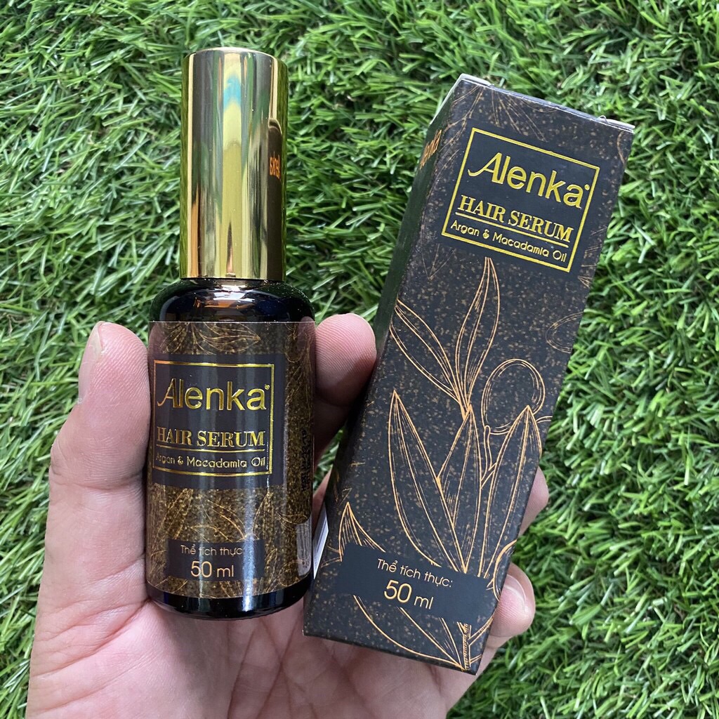 TINH DẦU SERUM DƯỠNG TÓC VÀ GIỮ NẾP TÓC ALENKA 50ml