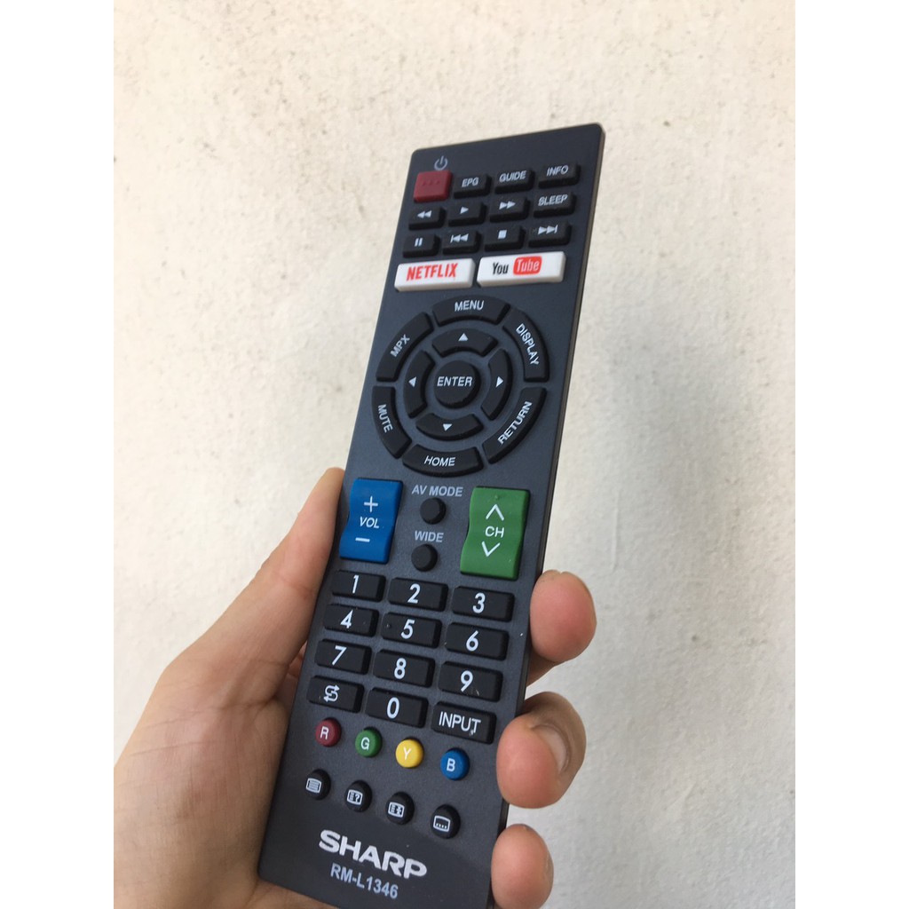 Điều khiển TV Sharp đa năng tất cả các dòng tivi Sharp LCDLEDSmart